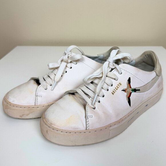 Axel Arigato White Leather Sneakers - Size 6.5 - Picture 1 of 7